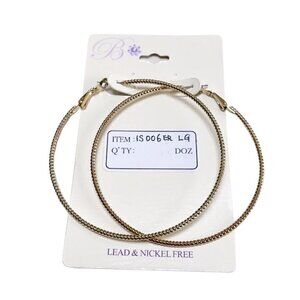 👋 3/$15 FASHION JEWELRY Dangling Hoop Earrings
